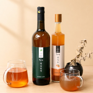 고시산 감식초+매실원액 선물세트(감식초 375ml / 매실원액 750ml 각 1병)